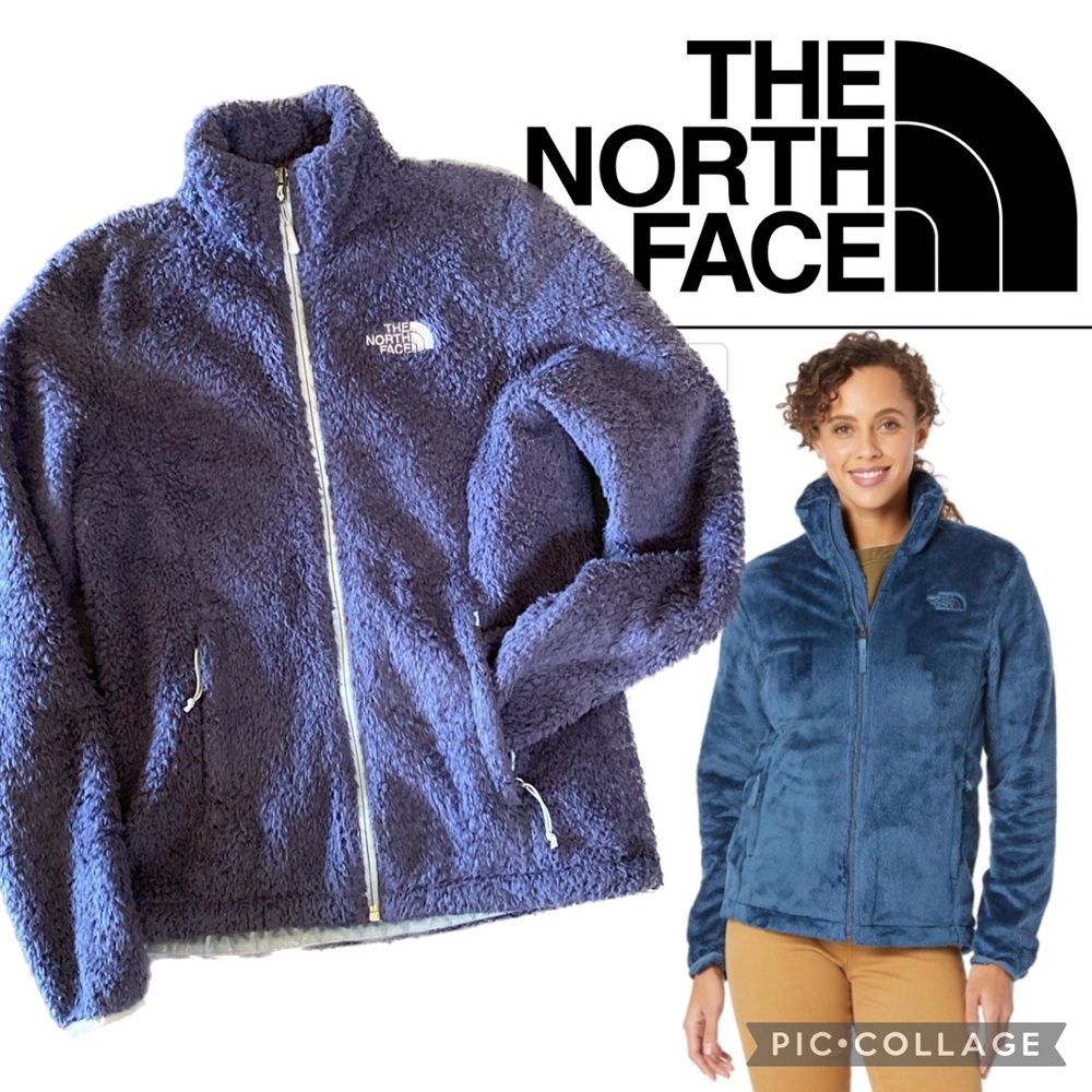 THE NORTH FACE Women's Osito Full Zip Fleece Jacket in blue-grey Standard XS